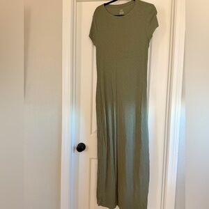 Aerie Olive Maxi Dress